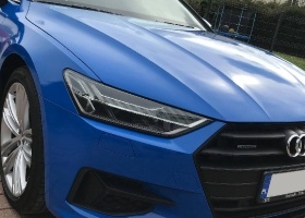Audi a7 niebieski połysk_1